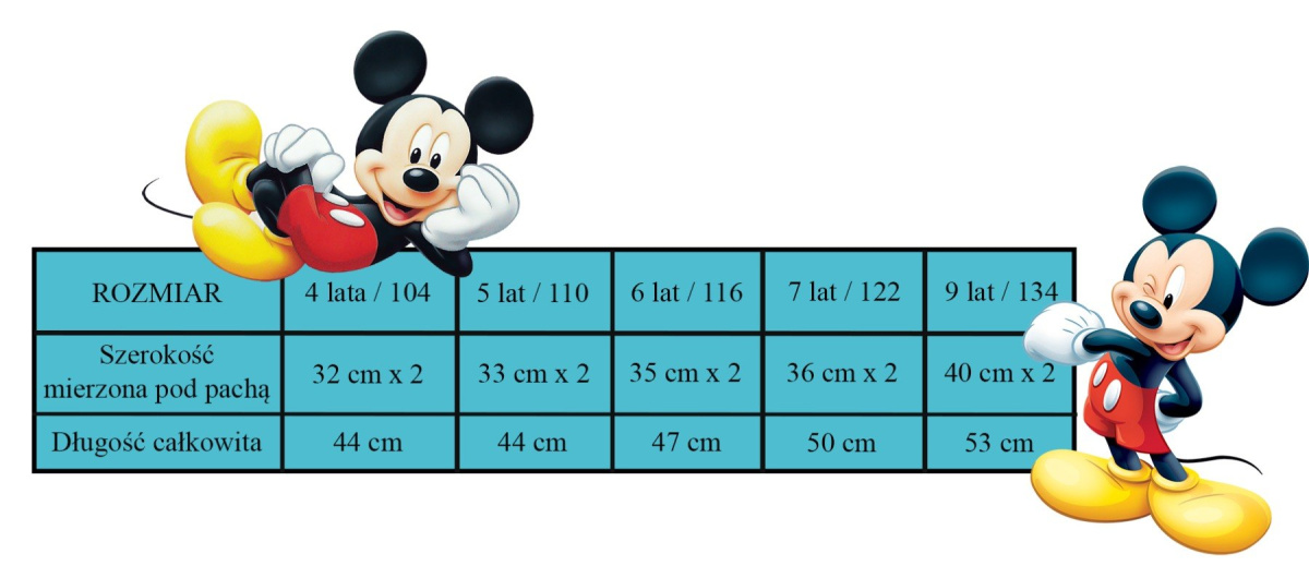 T-Shirt Mickey Mouse (122/7Y)