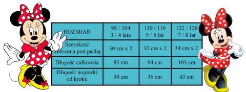Piżama kombinezon Minnie Mouse (98/104) Piżama kombinezon Minnie Mouse (98/104)