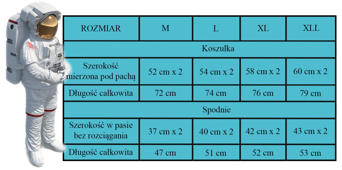 Piżama z krótkim rękawem NASA (XXL) Piżama z krótkim rękawem NASA (XXL)