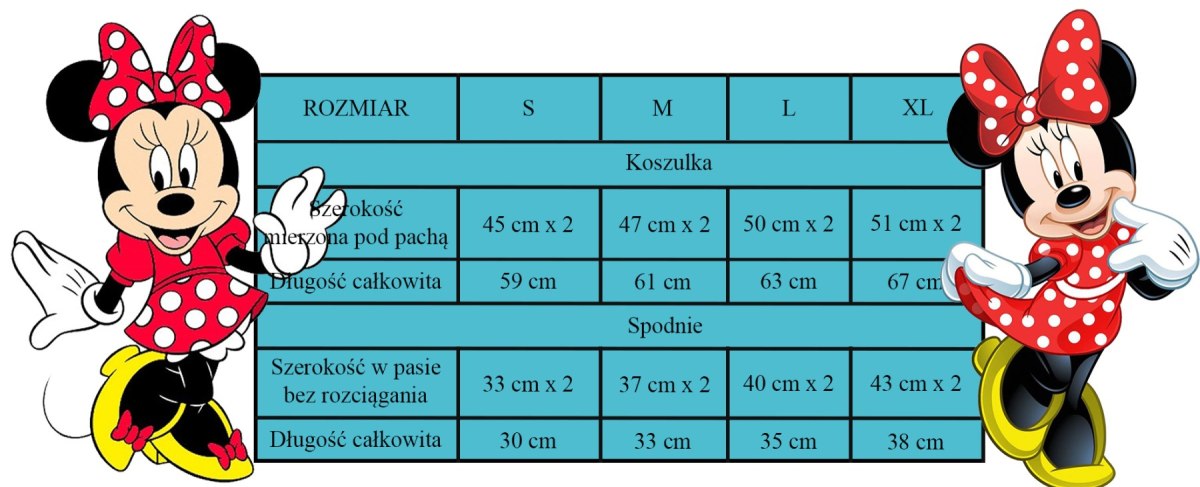 Piżama z krótkim rękawem Minnie Mouse (S) Piżama z krótkim rękawem Minnie Mouse (S)