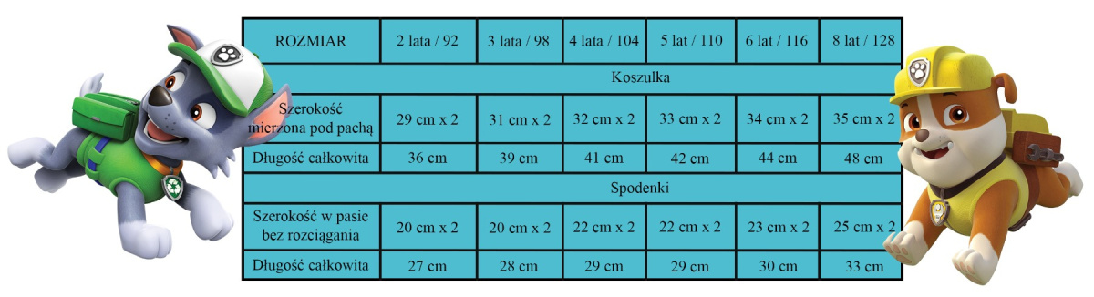 Piżama z krótkim rękawem Paw Patrol (98/3Y) Piżama z krótkim rękawem Paw Patrol (98/3Y)