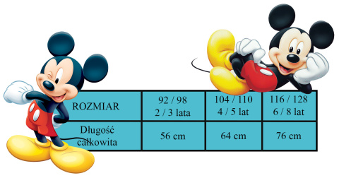 Szlafrok z kapturem Mickey Mouse (4/5Y) Szlafrok z kapturem Mickey Mouse (4/5Y)
