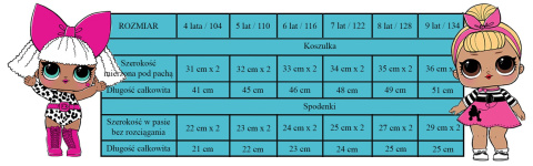 Piżama z krótkim rękawem L.O.L Surprise! (128/8Y) Piżama z krótkim rękawem L.O.L Surprise! (128/8Y)