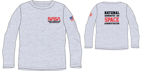 Bluzka z długim rękawem NASA (146/11Y)