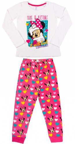 Piżama z długim rękawem Minnie Mouse (128/8Y)