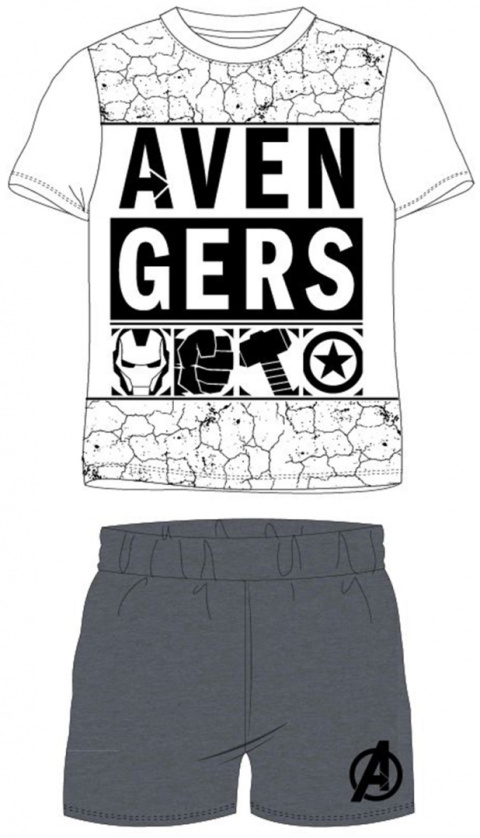 Piżama z krótkim rękawem Avengers (134/9Y)