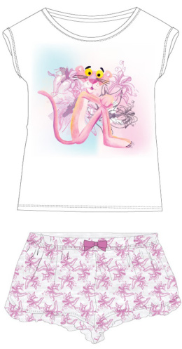 Piżama z krótkim rękawem Pink Panther (158/13Y)
