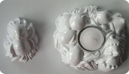 Świecznik wielkanocny - Kurczaki