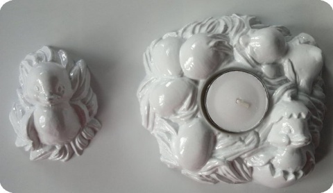 Świecznik wielkanocny - Kurczaki