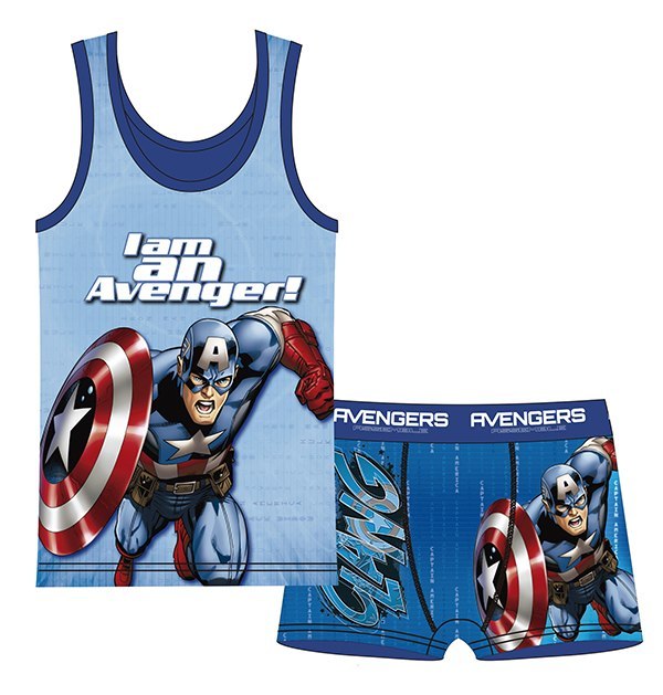 Komplet bielizny Captain America (104/110 4/5Y) Komplet bielizny Captain America (104/110 4/5Y)