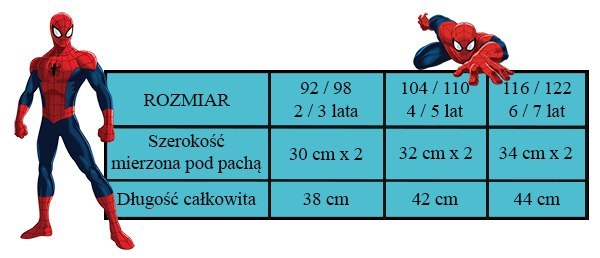 Bluza z kapturem Spider-Man (92/98 2/3Y) Bluza z kapturem Spider-Man (92/98 2/3Y)