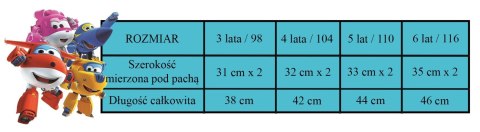 Kurtka wiosenna przeciwdeszczowa Super Wings (116 / 6Y) Kurtka wiosenna przeciwdeszczowa Super Wings (116 / 6Y)