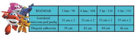 Kurtka wiosenna przeciwdeszczowa Super Wings (110 / 5Y) Kurtka wiosenna przeciwdeszczowa Super Wings (110 / 5Y)