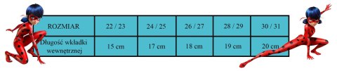 Kalosze Miraculous (30/31) Kalosze Miraculous (30/31)