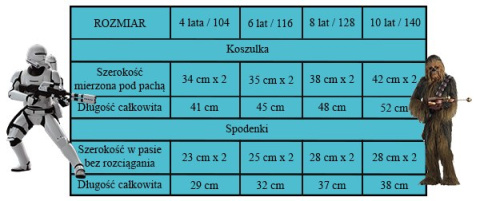 Piżama z krótkim rękawem Star Wars (104 / 4Y) Piżama z krótkim rękawem Star Wars (104 / 4Y)