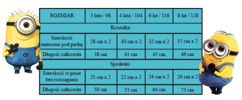 Piżama z długim rękawem Minions (128 / 8Y) Piżama z długim rękawem Minions (128 / 8Y)