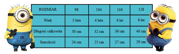 Szorty Minions (116 / 6Y) Szorty Minions (116 / 6Y)