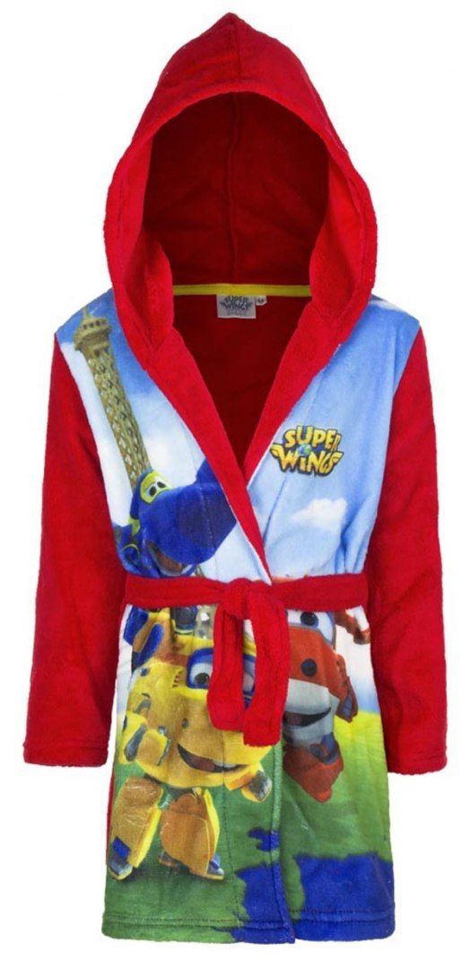 Szlafrok z kapturem Super Wings (98 / 3Y) Szlafrok z kapturem Super Wings (98 / 3Y)