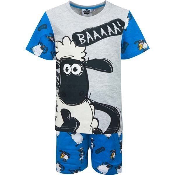 Piżama z krótkim rękawem Shaun the Sheep (128 / 8Y) Piżama z krótkim rękawem Shaun the Sheep (128 / 8Y)