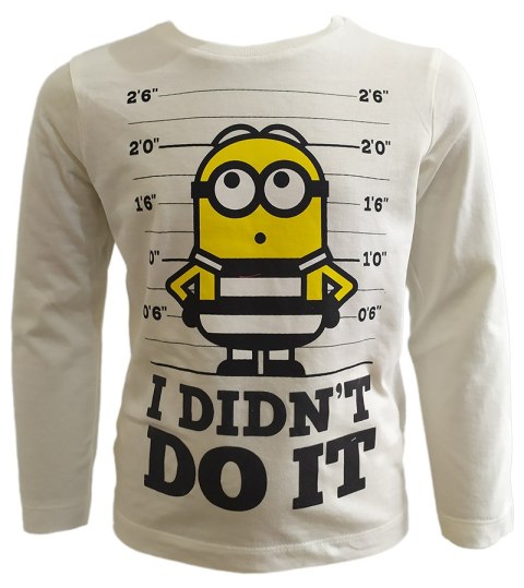 Bluzka z długim rękawem Minions (128 / 8Y) Bluzka z długim rękawem Minions (128 / 8Y)