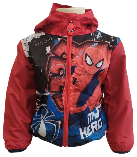 Kurtka wiosenna przeciwdeszczowa Spider-Man (98 / 3Y) Kurtka wiosenna przeciwdeszczowa Spider-Man (98 / 3Y)