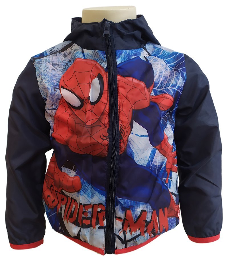 Kurtka wiosenna przeciwdeszczowa Spider-Man (98 / 3Y) Kurtka wiosenna przeciwdeszczowa Spider-Man (98 / 3Y)