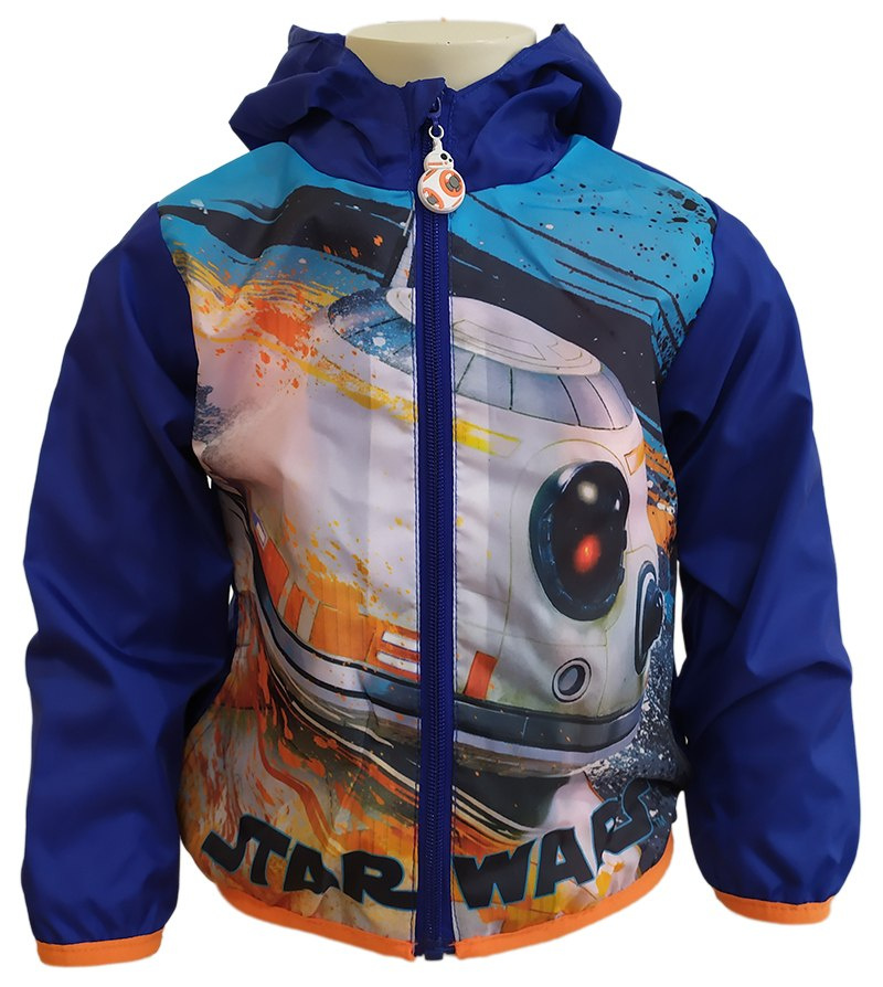 Kurtka wiosenna przeciwdeszczowa Star Wars (140 / 10Y) Kurtka wiosenna przeciwdeszczowa Star Wars (140 / 10Y)
